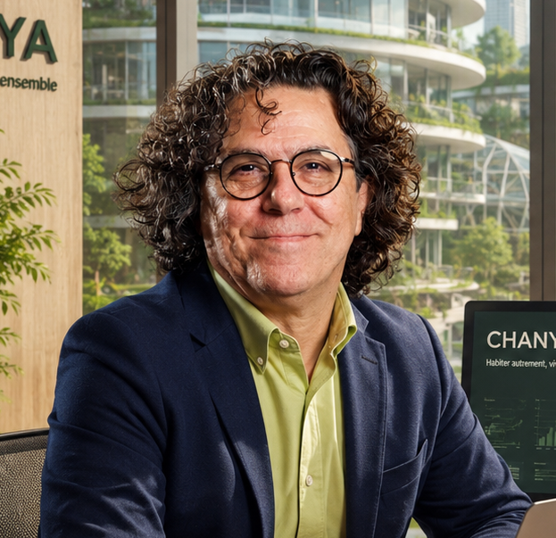 François W. Beydoun souriant dans les locaux de CHANYA